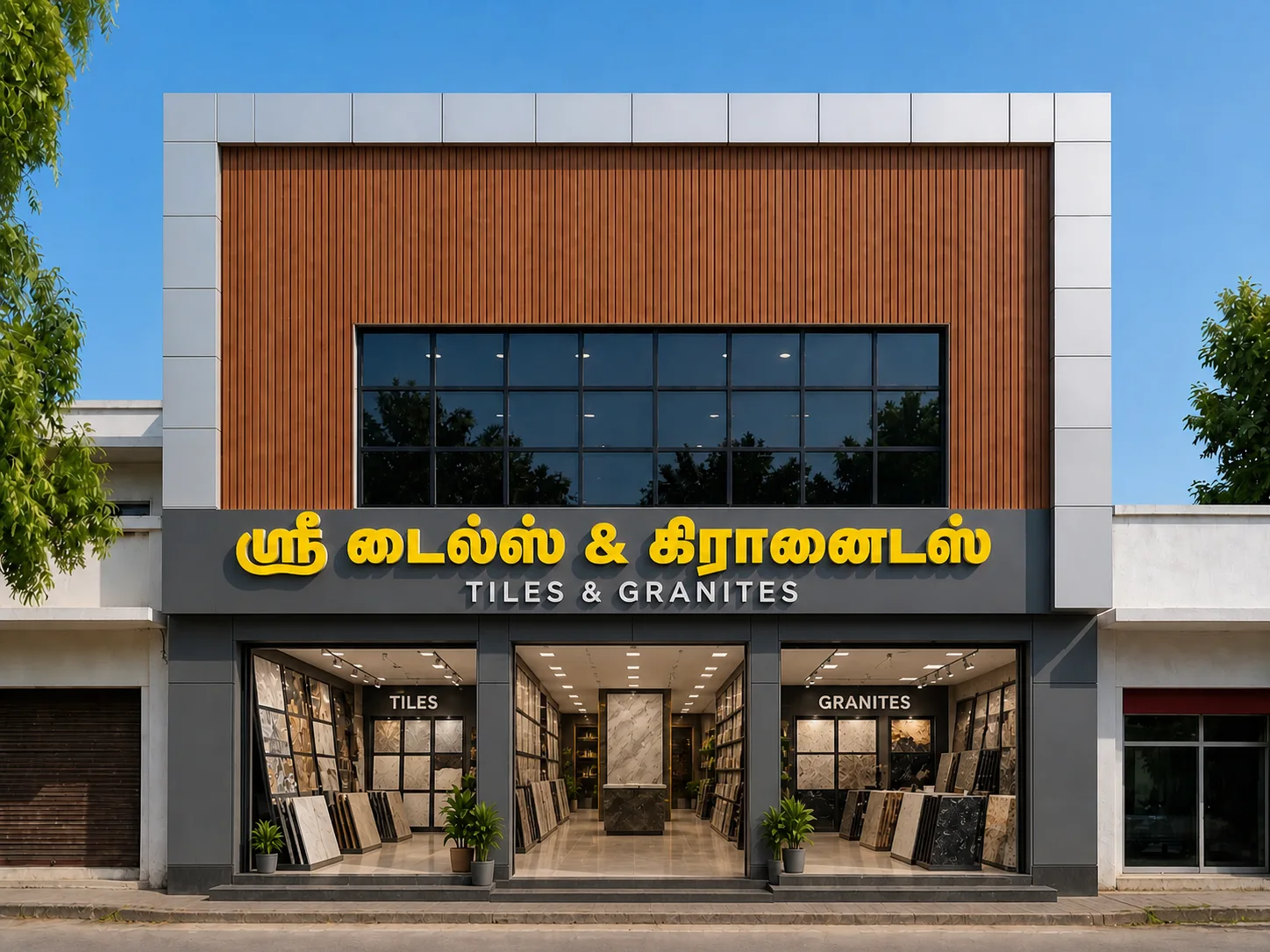 Exterior grade WPC wall planks for heat-resistant and waterproof building exterior work in Rajapalayam