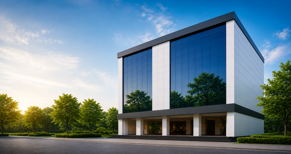 ACP Cladding and Glass Glazing work — Tuticorin Thoothukudi